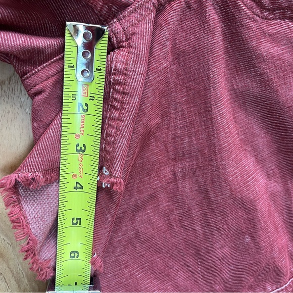 Carve Designs Maroon Oahu 4-Inch Inseam Corduroy Women's Shorts, Size 6 - Picture 5 of 7